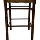 Vintage Wooden Stool With Rope Seat 60s Minimalist