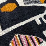 Moroccan handwoven wool rug 3x2 m