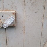 Old grey patina door