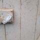 Old grey patina door