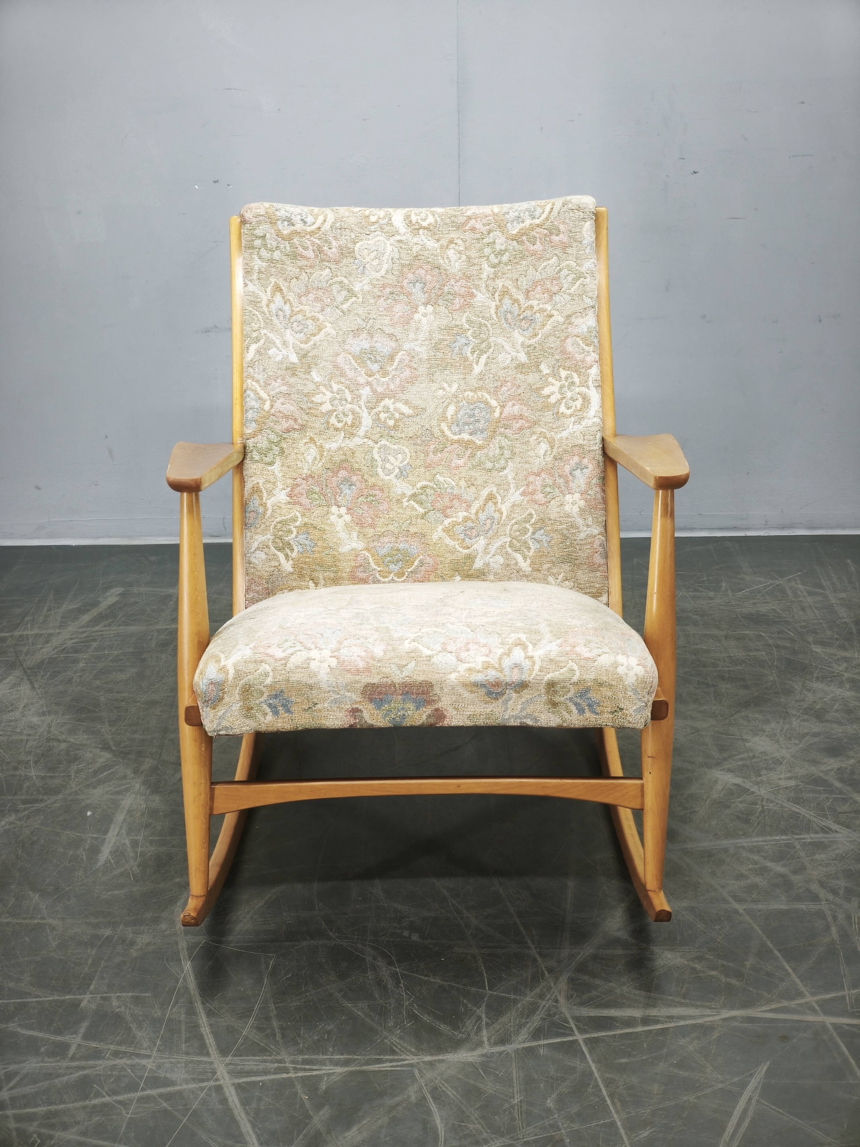 Boomerang Rocking Chair by Holger Georg Jensen, Denmark, 1960s