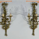 Bronze Wall Sconces, after C. Galle, Napoleon III period – Mid