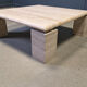 Travertine coffee table 1970s, Italy