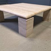 Travertine coffee table 1970s, Italy