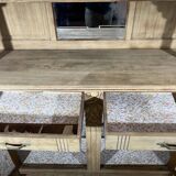 Buffet cupboard in oak brut art deco 1940-50