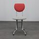 Set of 4 Postmodern Folding Chairs in Chrome and Wool, Italy, 1990s