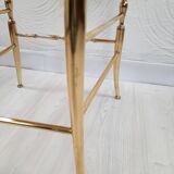 Paire de chaises Chiavarine, laiton