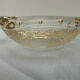 Daum Nancy France ashtray apricot color Cristal Bulles