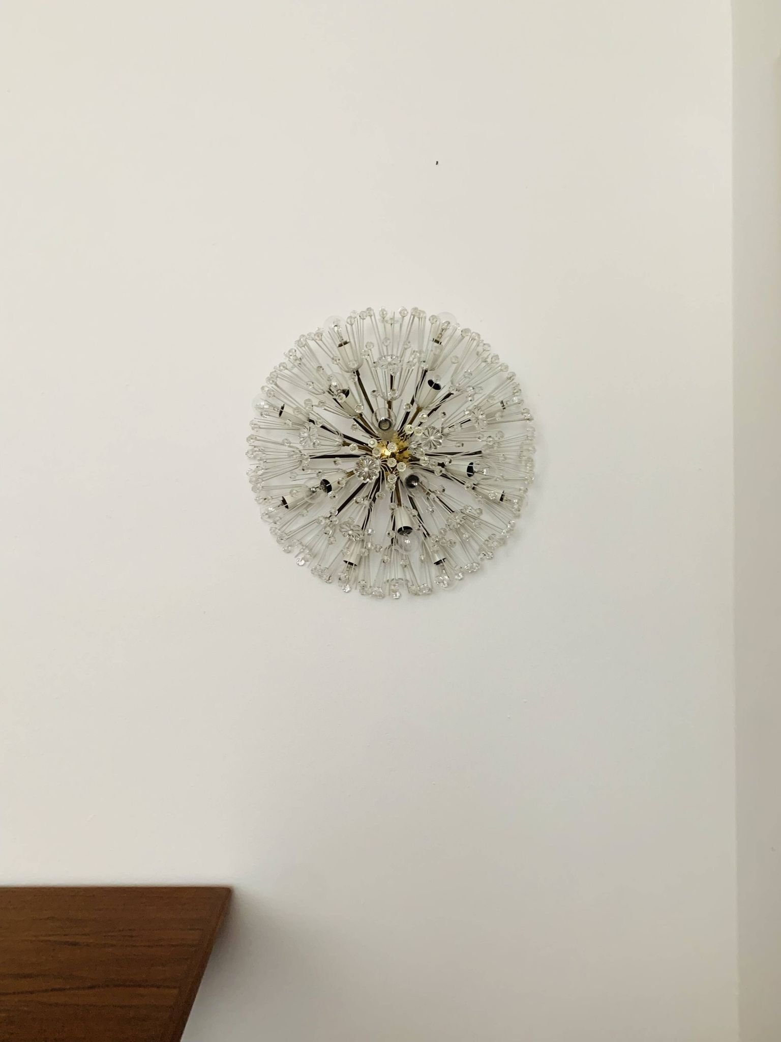 Dandelion Wall or Ceiling Lamp by Emil Stejnar for Rupert Nikoll