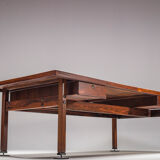 Mid-Century Modern Jacaranda Itamaraty Desk by Sergio Rodrigues for Oca, Brazil, 1960s