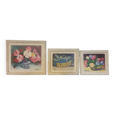Tableaux décoration florale (Jean Besson)