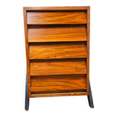 Small Scandinavian teak chest of drawers 5 drawers