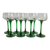 8 glasses of Alsace wine