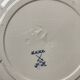 Blue flowered ironstone deep plates from Saxony