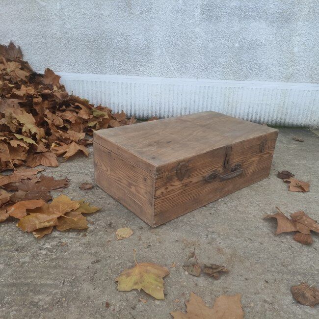 Wooden suitcase, trunk