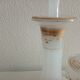 Suite carafe carafon et pot opaline à décors doré XIX eme