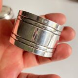 Silver-plated glass and napkin ring by UDNER