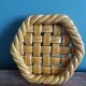 FPP Vallauris barbotine trivets, bottle coasters and knife holders