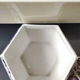 Bonbonnière/pot thé/Gingembre. Stylé Asiatique, Motifs floraux/pivoines. Décor Exclusiv, Made in Italy