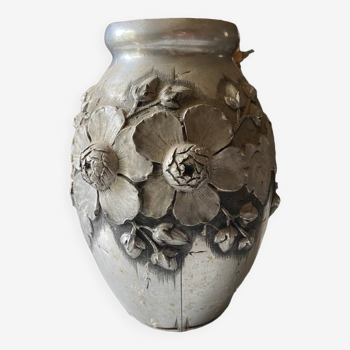 Brassware vase by Louis Houzeaux