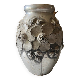 Brassware vase by Louis Houzeaux