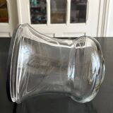 glass and metal vase from the 70s