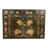 Antique Hand Painted Wooden Chest