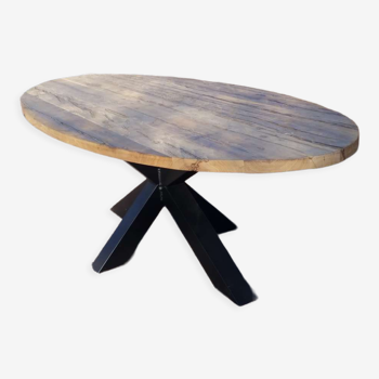 Oval table