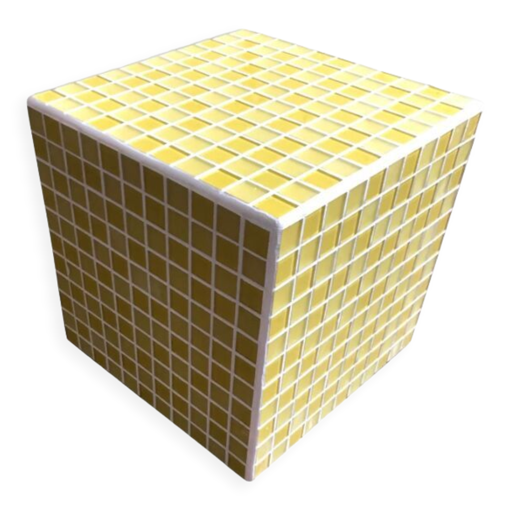 Table d'appoint carreaux mosaïque verre