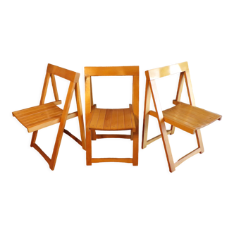 Vintage Italian folding chairs