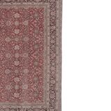 Hand Knotted Contemporary Large Turkish Oushak Rug with Mid-Century Design