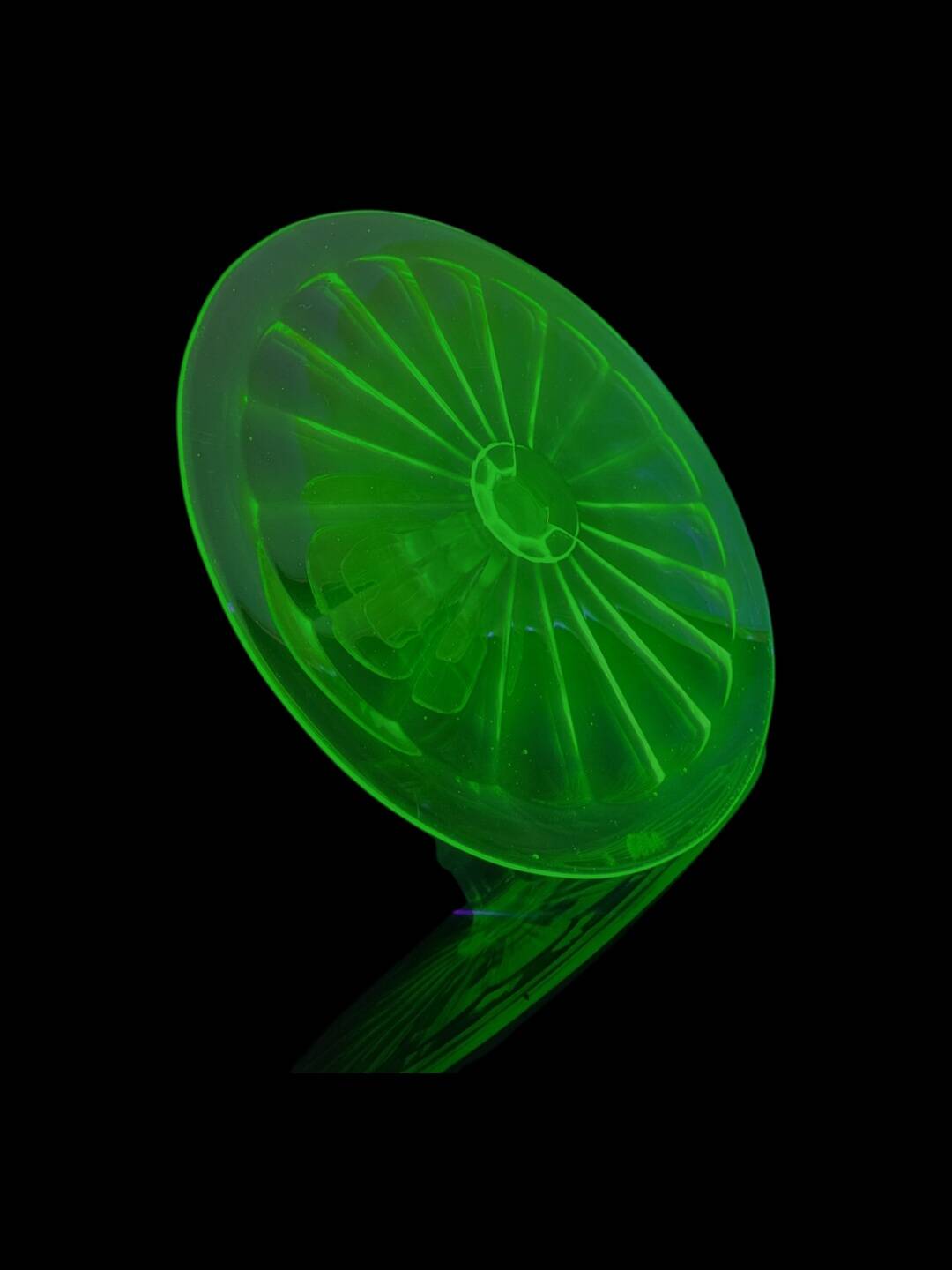Uranium d'annagroen art déco émaillé taartschotel, Ø 31 cm