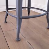 Industrial stool in crude steel