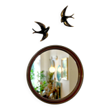 Miroir Gilac vintage années 70