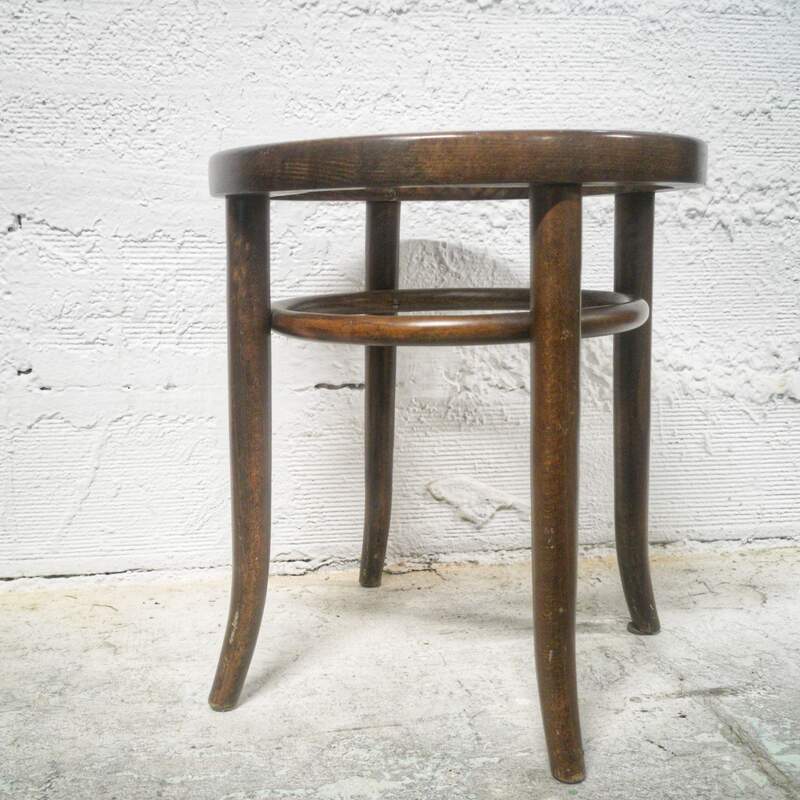 Wooden stool and cannage