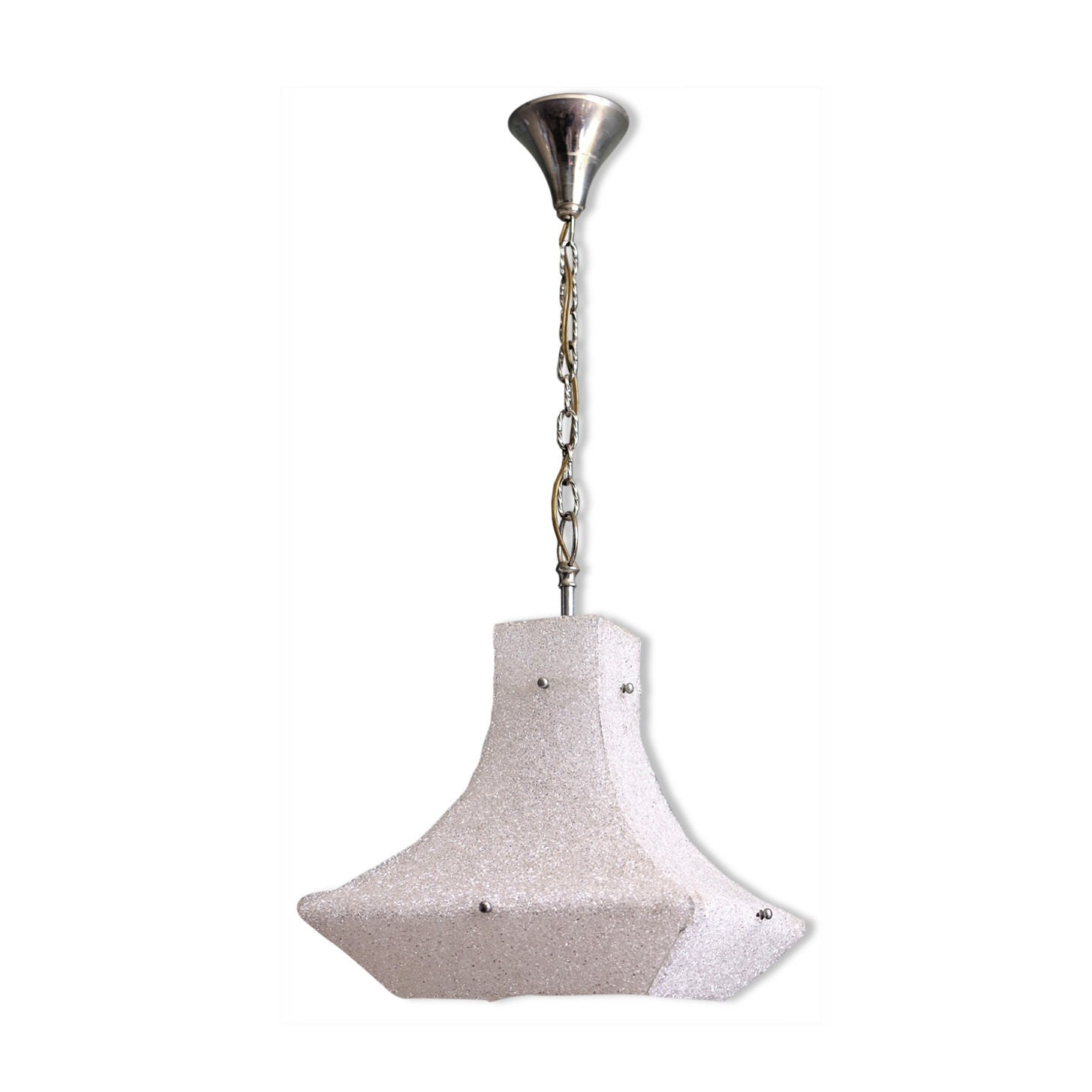 Pendant lamp vintage in resin