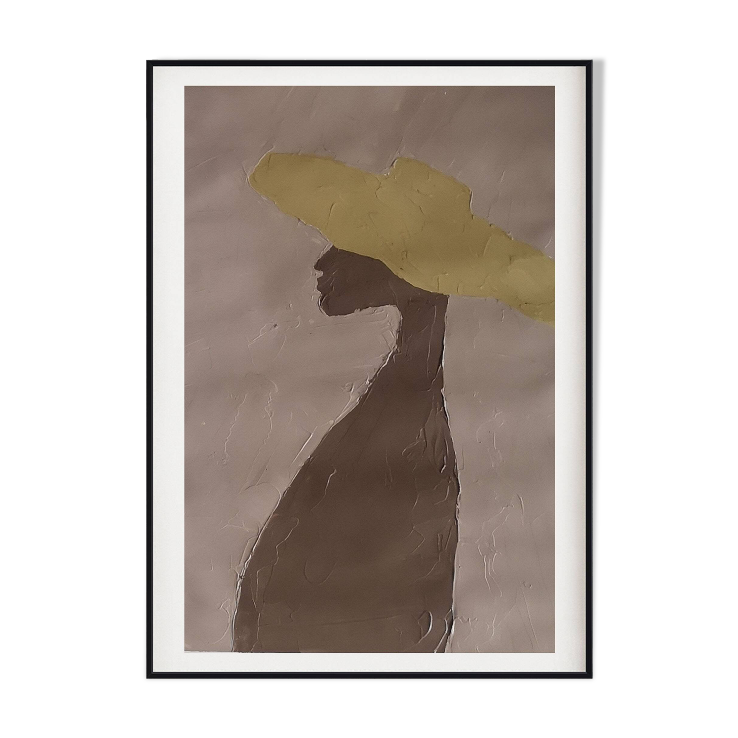 The woman with the hat