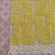 Moroccan Berber rug in lemon yellow with reliefs