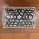 Mother-of-pearl jewelry box with velvet interior