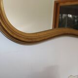 Gilded mirror XXL style Rocaille Louis XV