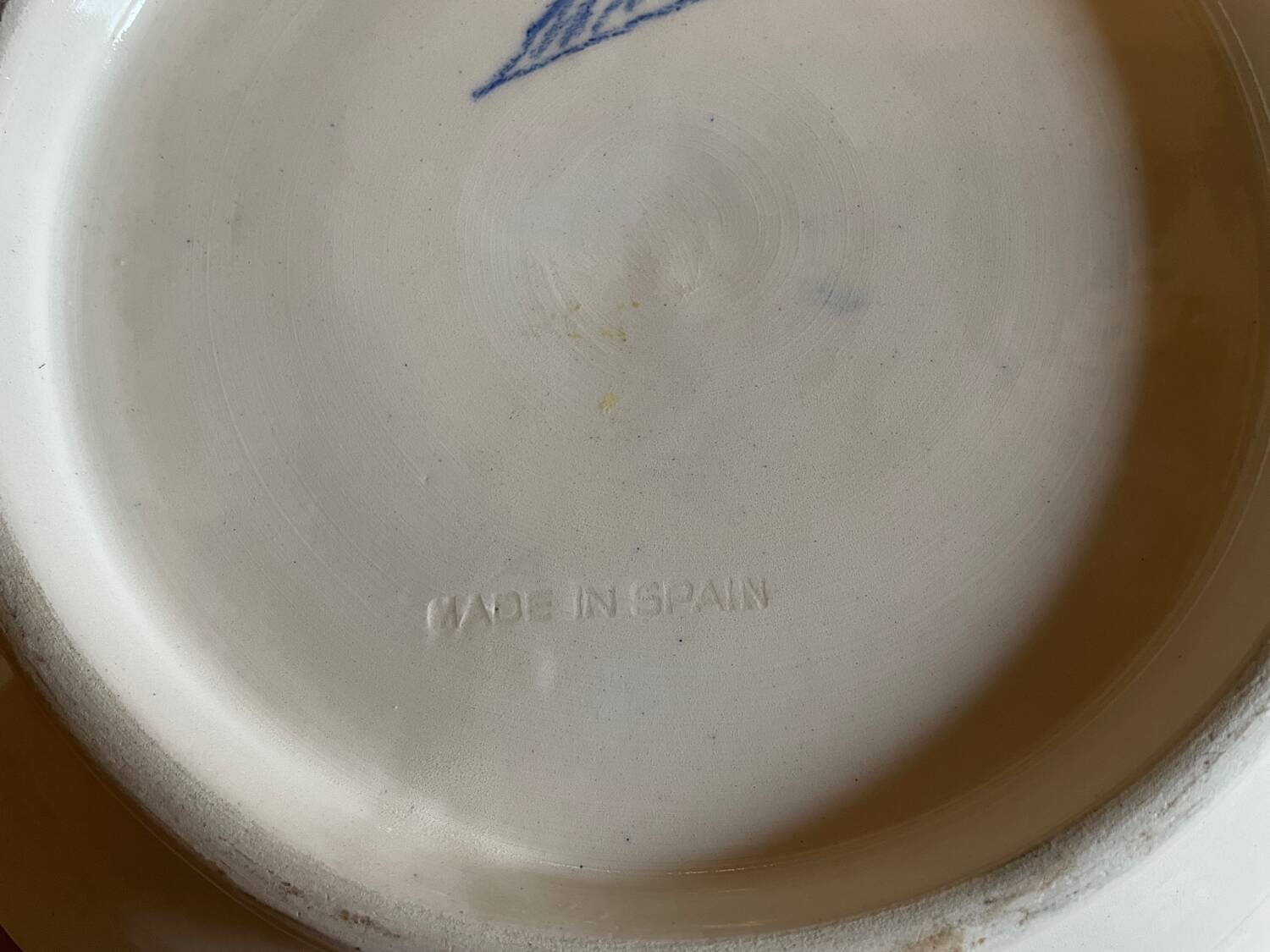 Vintage footed plate