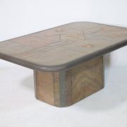 Brutalist Stone Coffee Table Paul Kingma 1970s 1980s