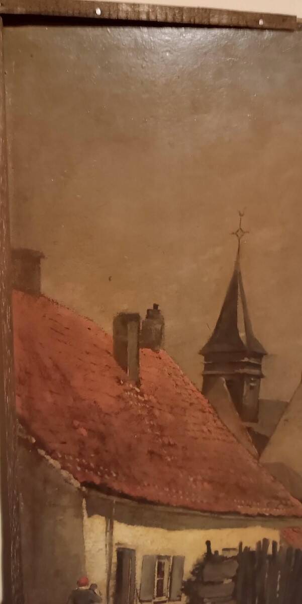 19th-century painting - Oil on panel - European school