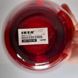 Set of 3 burgundy vases vintage look design by Johanna Jelinek - Ikea