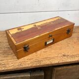 Large bamboo marquetry box