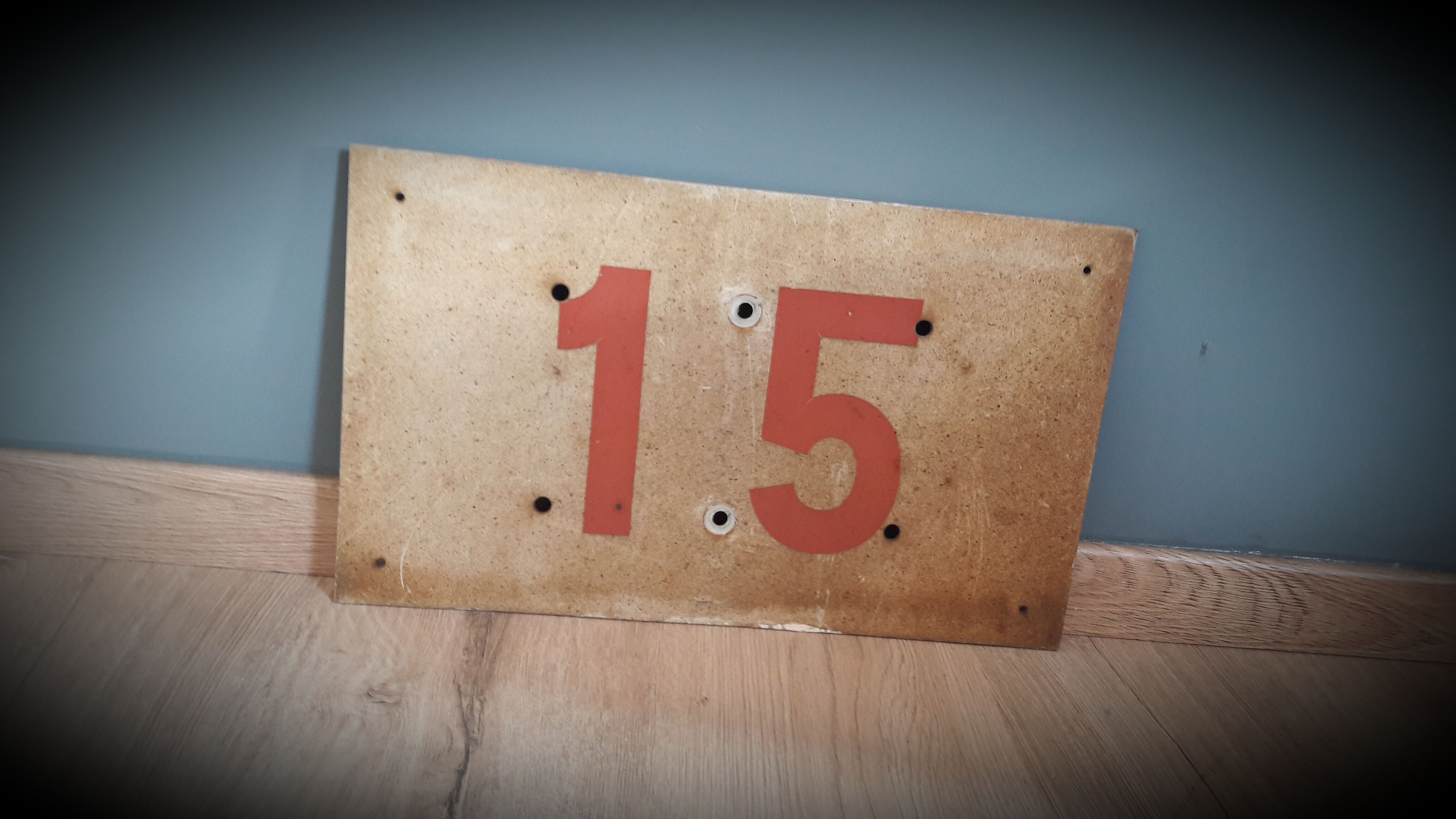 Authentic industrial plate 15