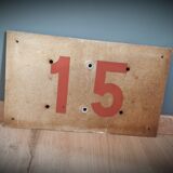 Authentic industrial plate 15