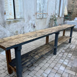 Old workbench 3m30 all in wood