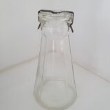 Bocal en verre avec attache