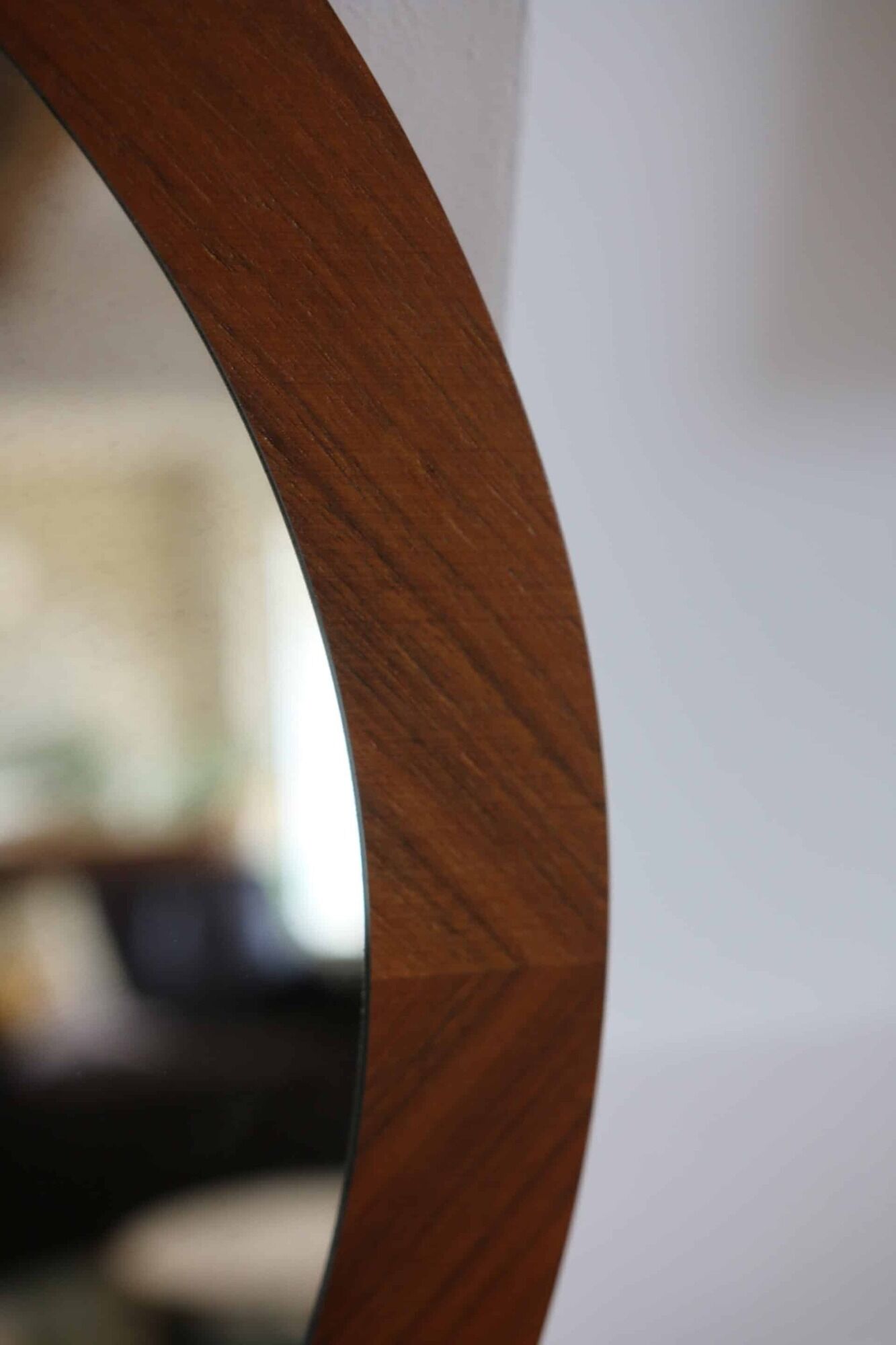 Vintage Scandinavian design mirror, 1960s